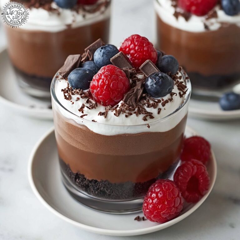 No-Bake Ricotta Chocolate Dessert Cups for Effortless Indulgence Recipe
