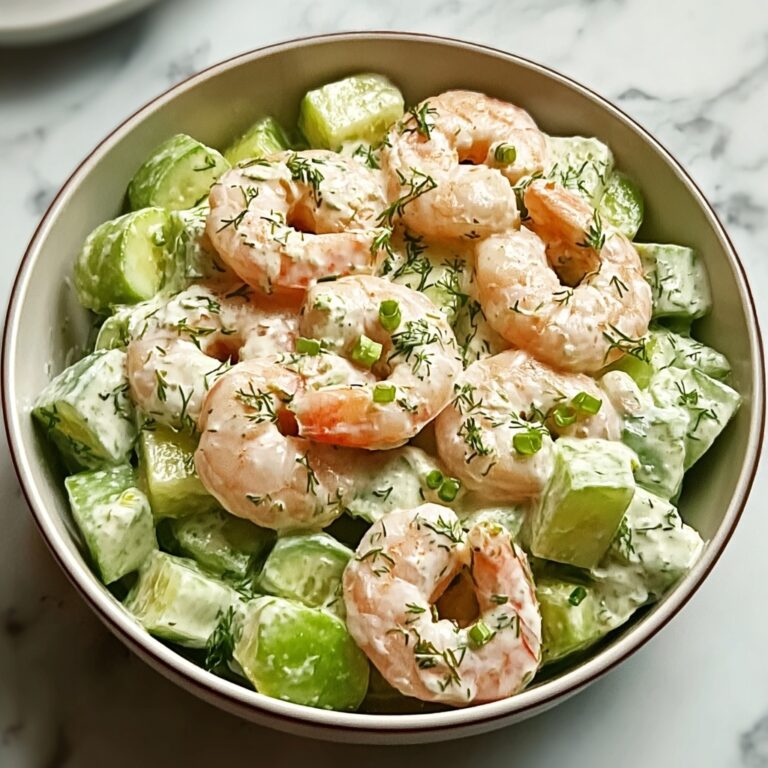 Creamy Cucumber Shrimp Salad Recipe