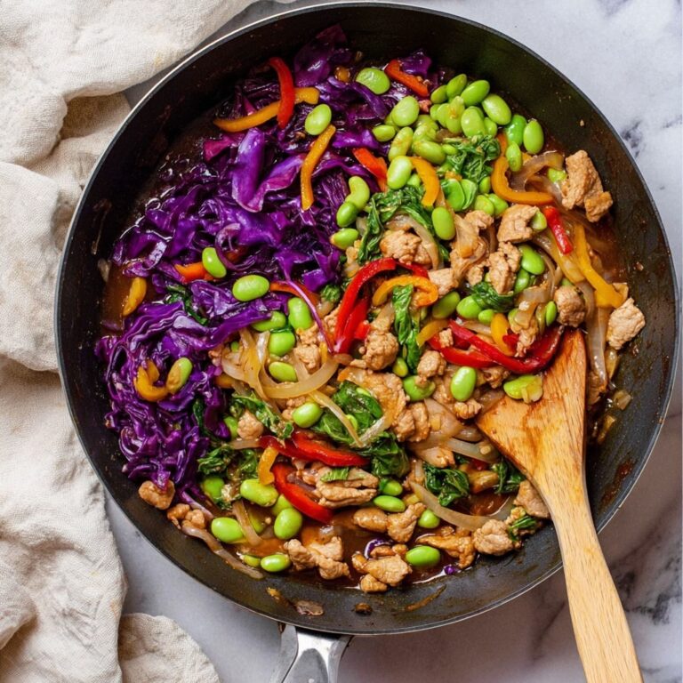 Colorful Rainbow Chicken Stir Fry Recipe