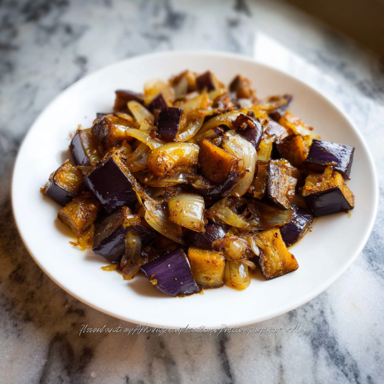 Eggplant Onion Boil Recipe