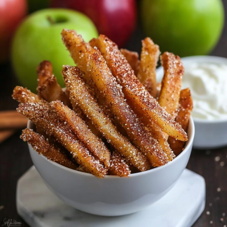 Crispy Air Fryer Apple Fries Recipe