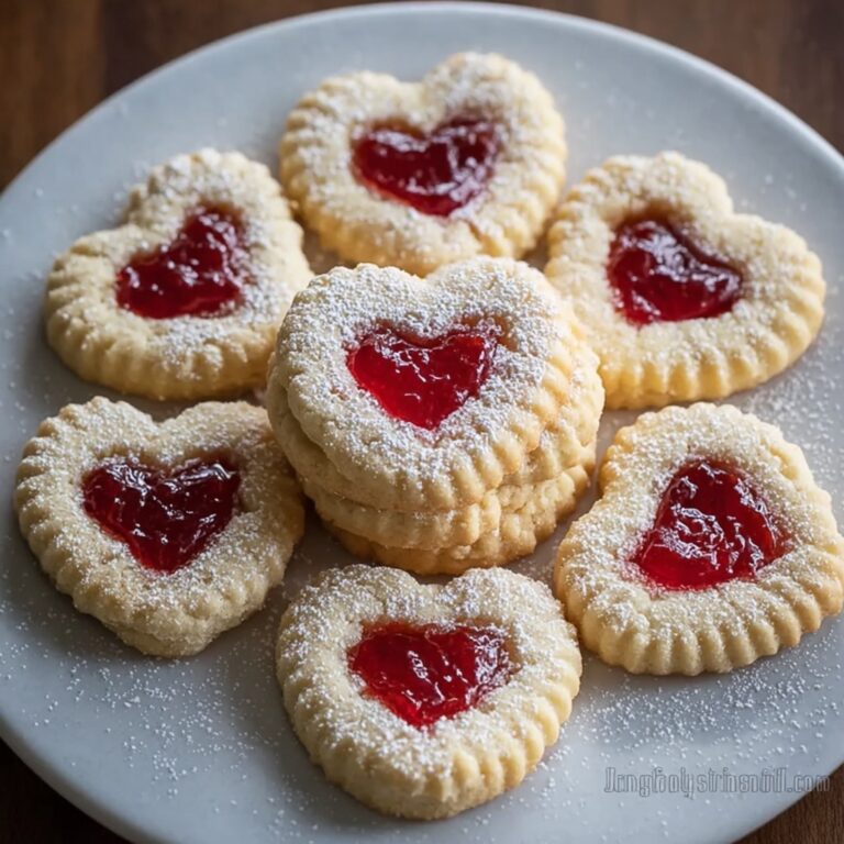 Thumbprint Heart Cookies Recipe