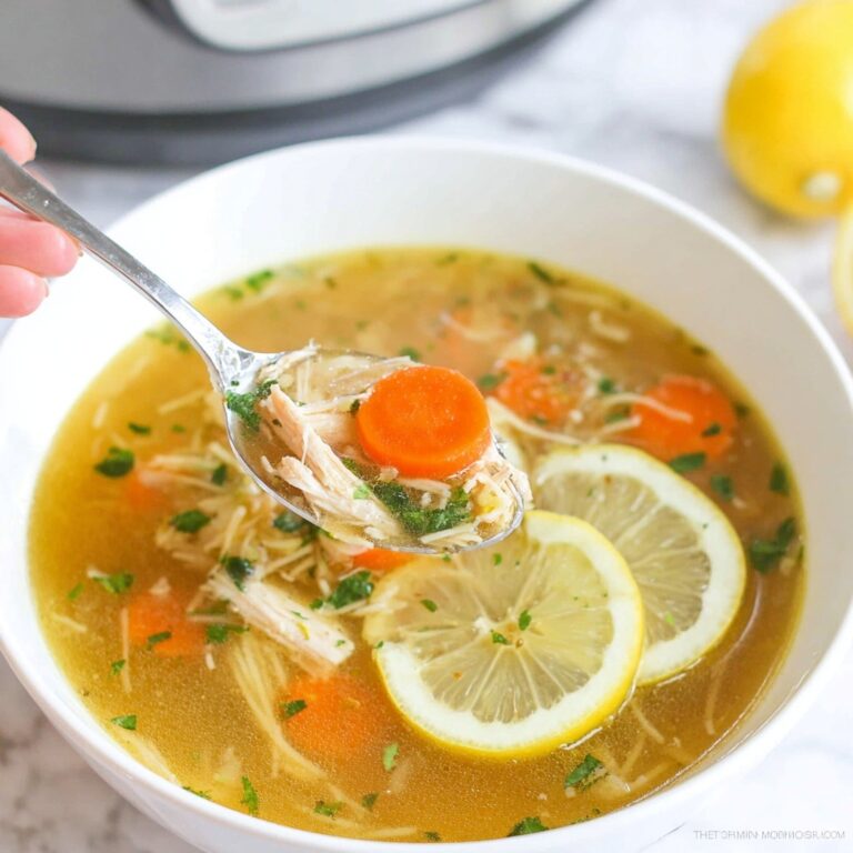 Lemon Chicken Soup (Slow Cooker) Recipe