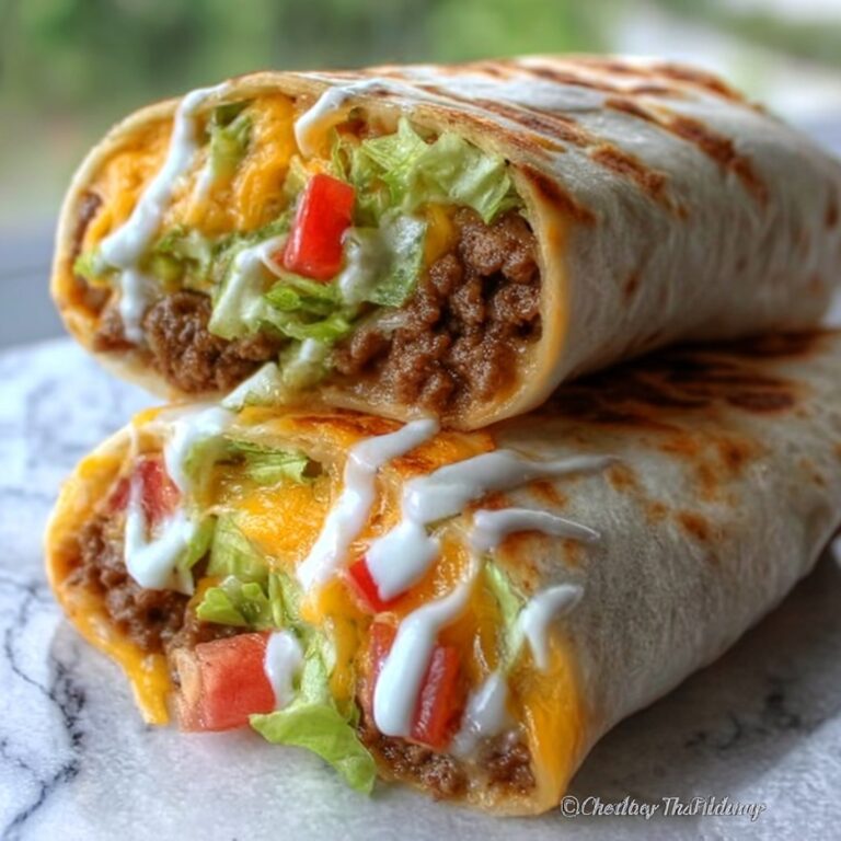 Homemade Big Mac Wraps Recipe
