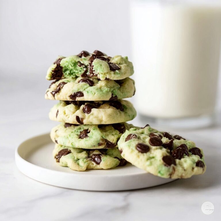 Peppermint Creme de Menthe Chocolate Chip Cookies Recipe