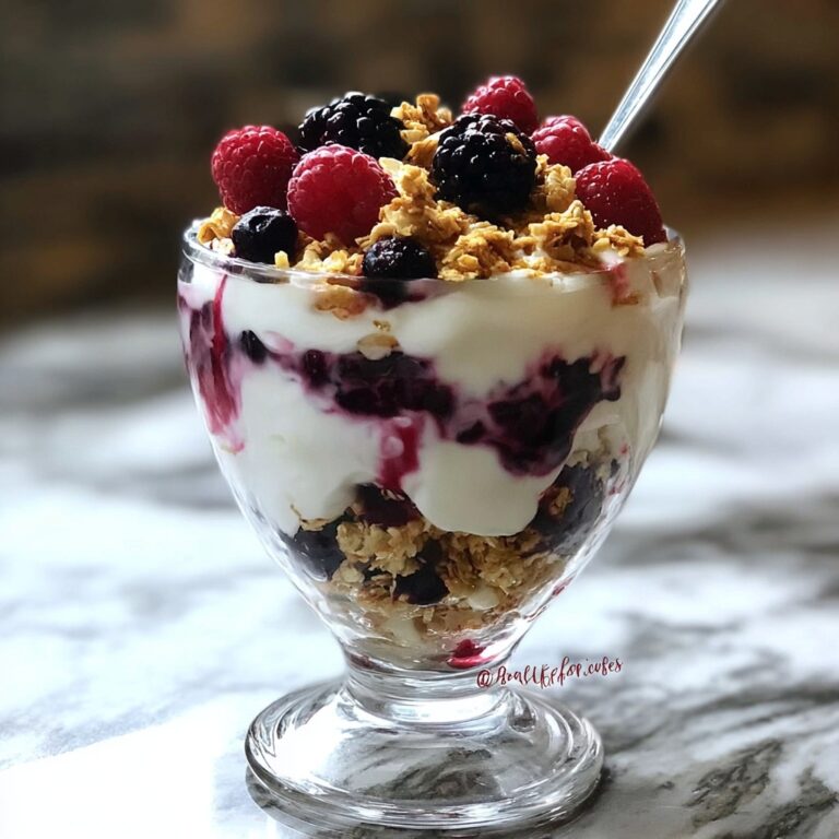 Greek Yogurt Parfait with Fresh Berries and Granola Recipe