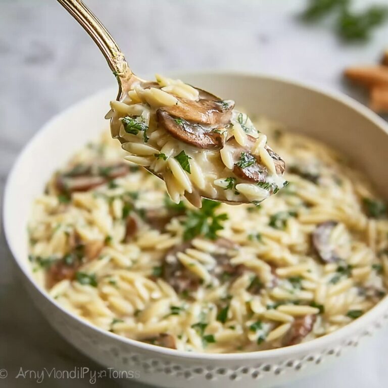 French Onion Chicken and Orzo Casserole Recipe