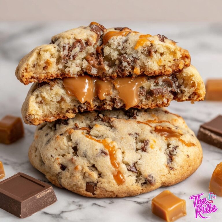 Caramel Chocolate Chip Cookies Recipe