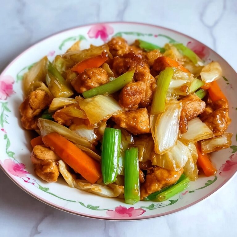 Easy Chicken & Cabbage Stir-Fry with BBQ Sauce Recipe