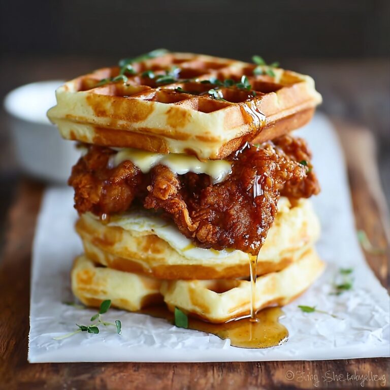 Chicken and Waffles Sliders Recipe