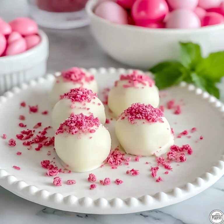 White Chocolate Raspberry Truffles Recipe