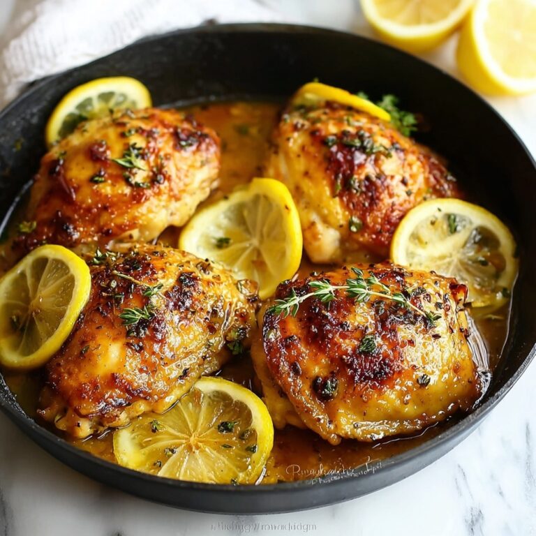 Baked Lemon Butter Chicken Recipe