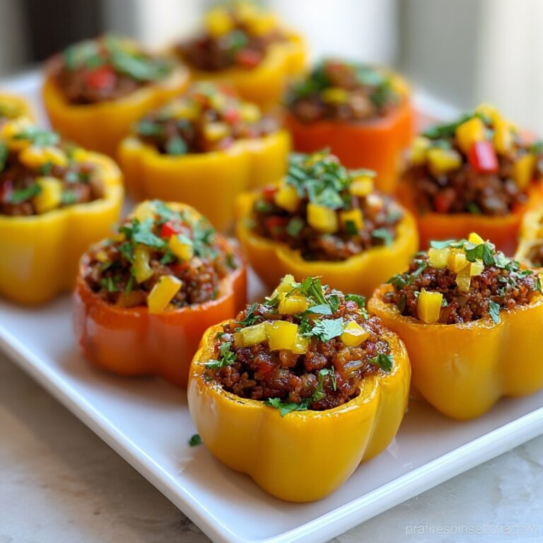 Easy Stuffed Mini Peppers Recipe