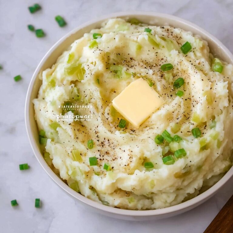Creamy Mashed Potatoes with Cabbage and Scallions Recipe