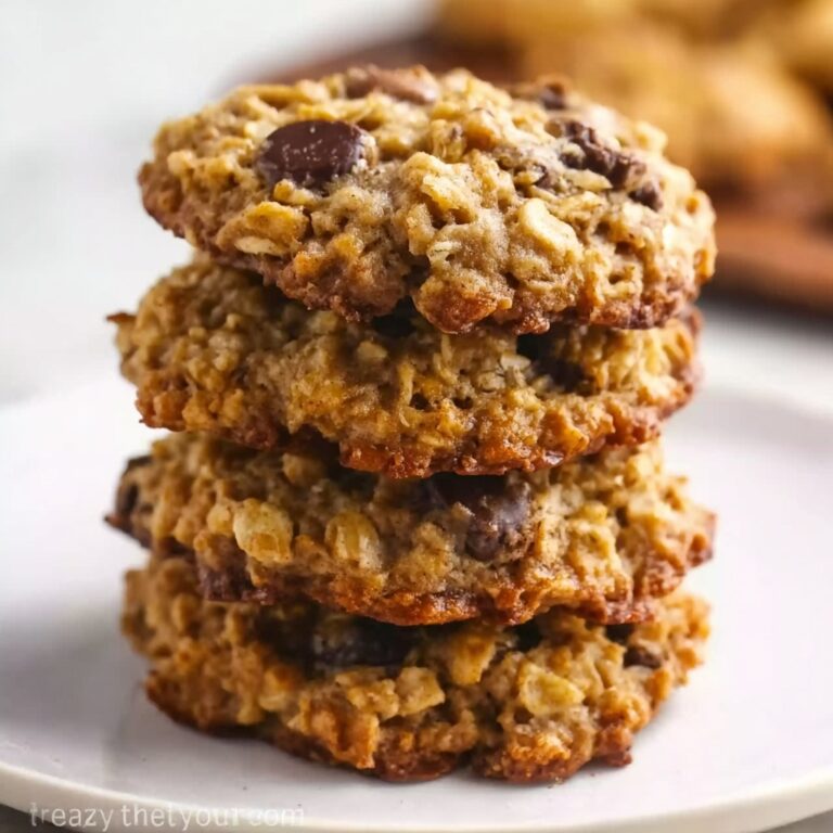 Chewy Banana Oatmeal Cookies Recipe
