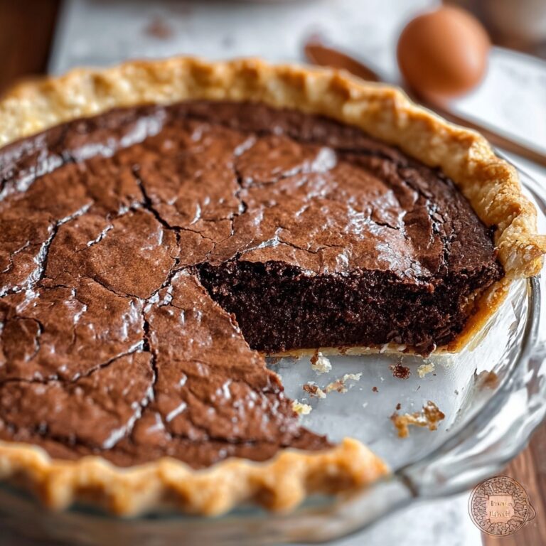 Dark Chocolate Chess Pie Recipe