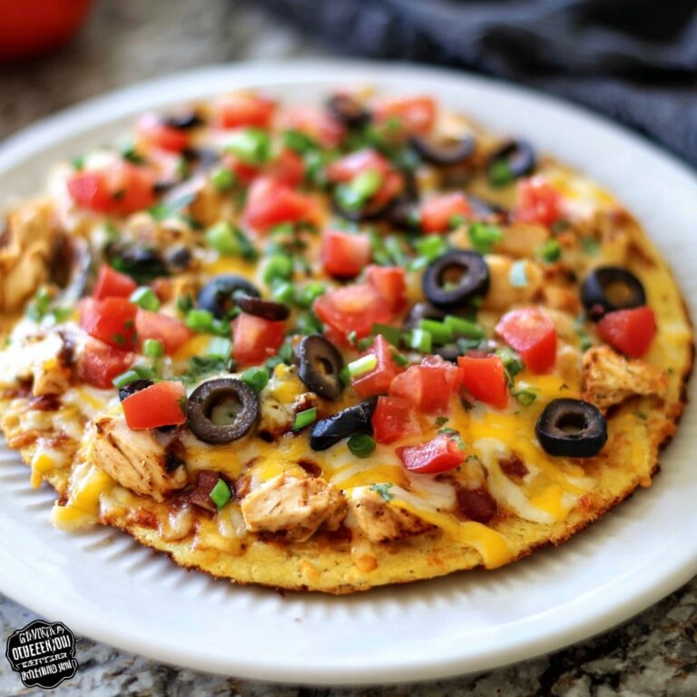 Chicken Taco Pizza Recipe