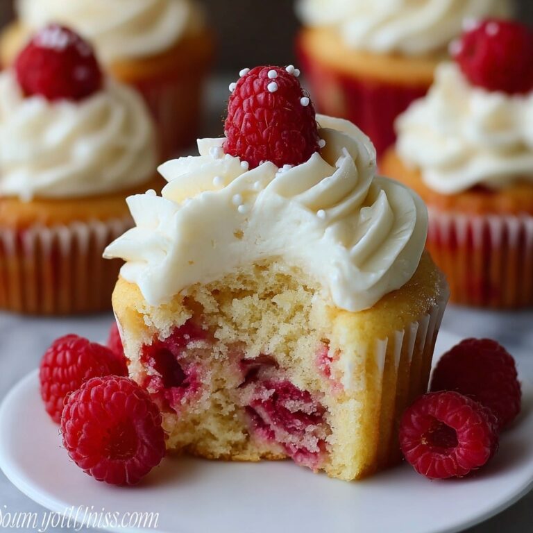 Raspberry Lemon Cupcakes Recipe
