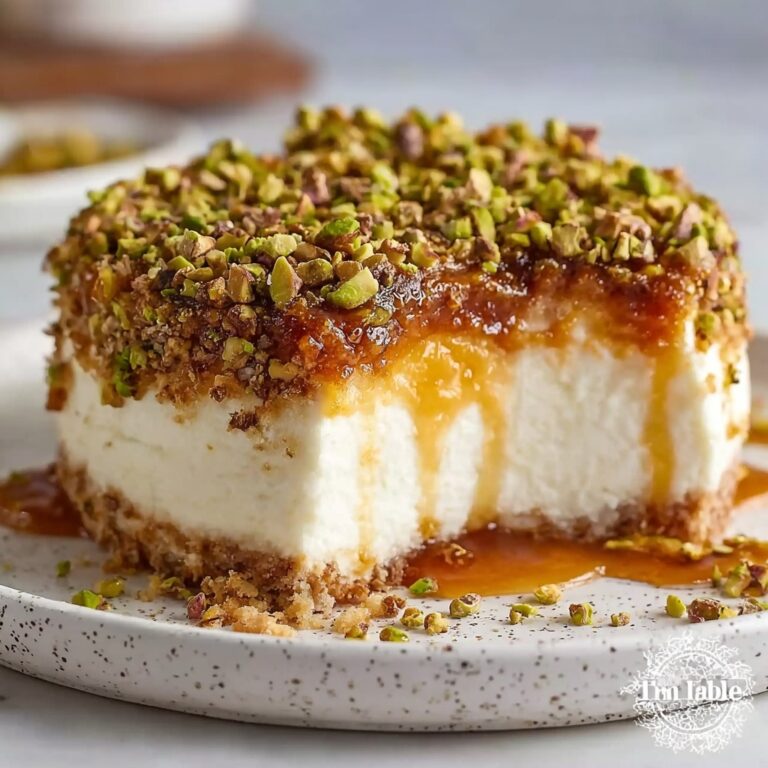 Pistachio Baklava Cheesecake Recipe