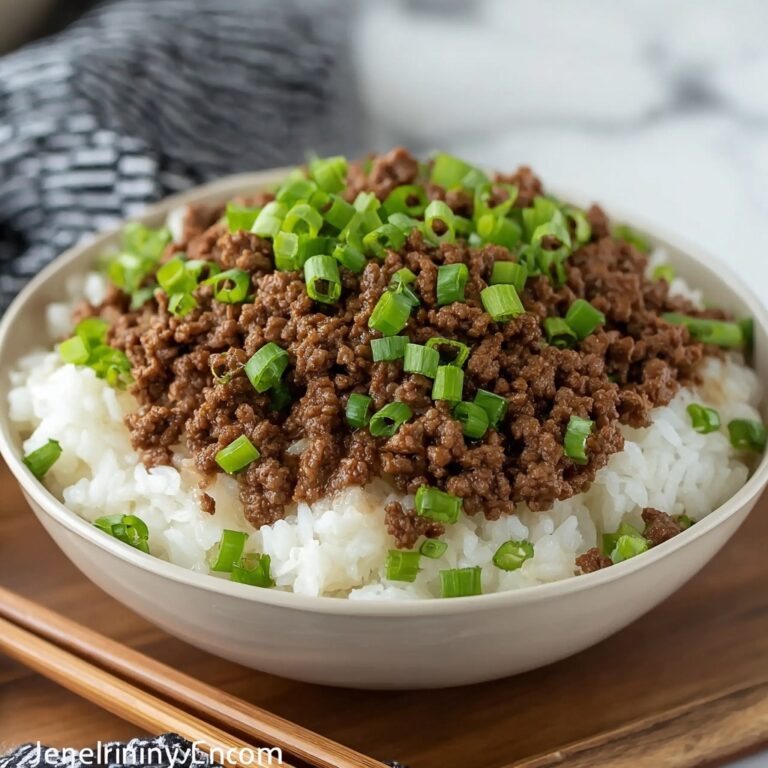 Korean Ground Beef Bowl Recipe