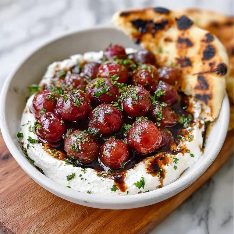 Roasted Grapes with Whipped Ricotta Recipe
