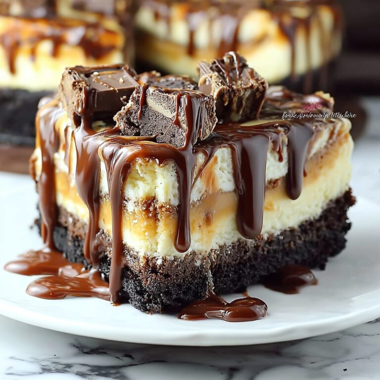Caramel Brownie Cheesecake Recipe