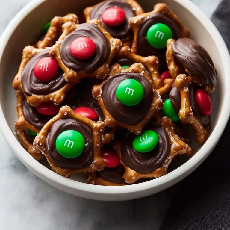 Pretzel Rolo M&M Bites Recipe