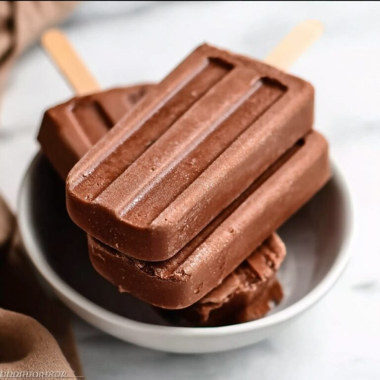 Creamy Homemade Fudgesicles Recipe