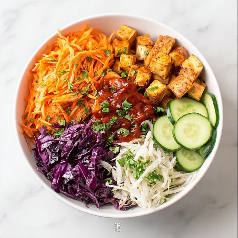 BBQ Chicken Bowls with Sweet Potatoes, Coleslaw, and Pickles Recipe