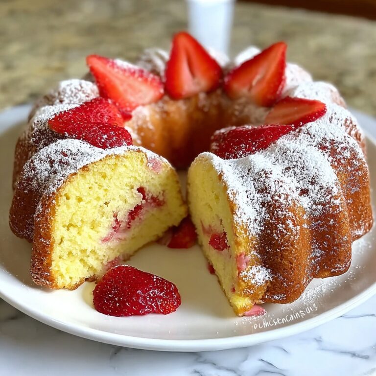 Mini Strawberry Bundt Cakes: 7 Sweet Bites of Joy Recipe