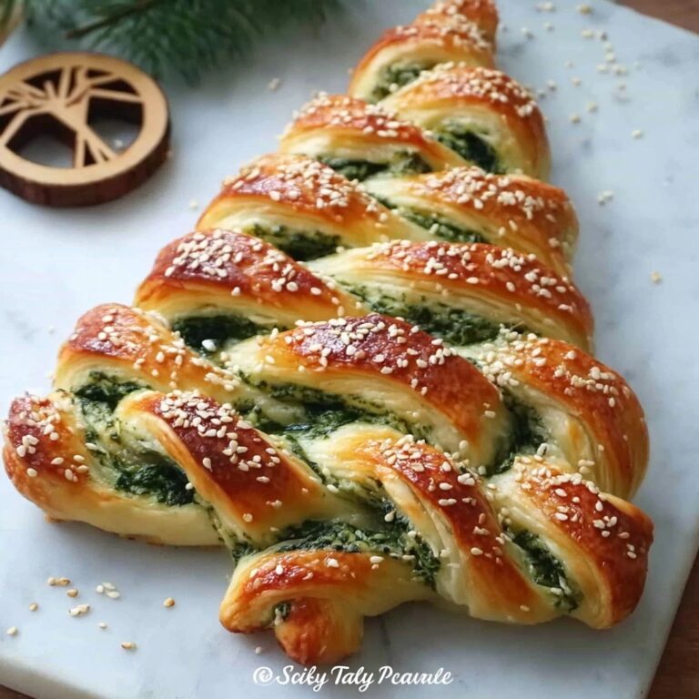 Christmas Tree Spinach Dip Breadsticks Recipe
