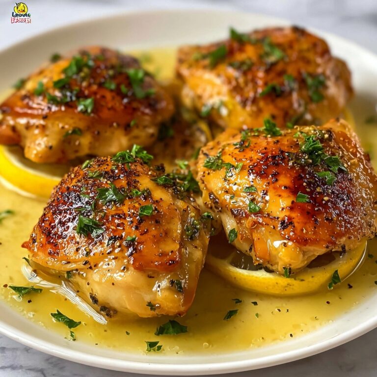Lemon Chicken with Lemon Butter Sauce Recipe