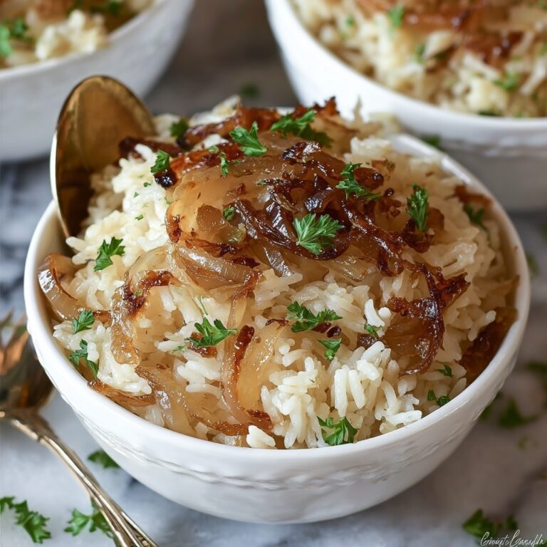 French Onion Soup Rice Recipe