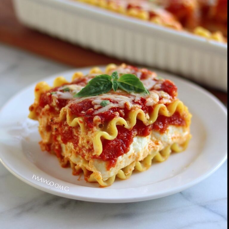 Margherita Chicken Lasagna Rolls Recipe