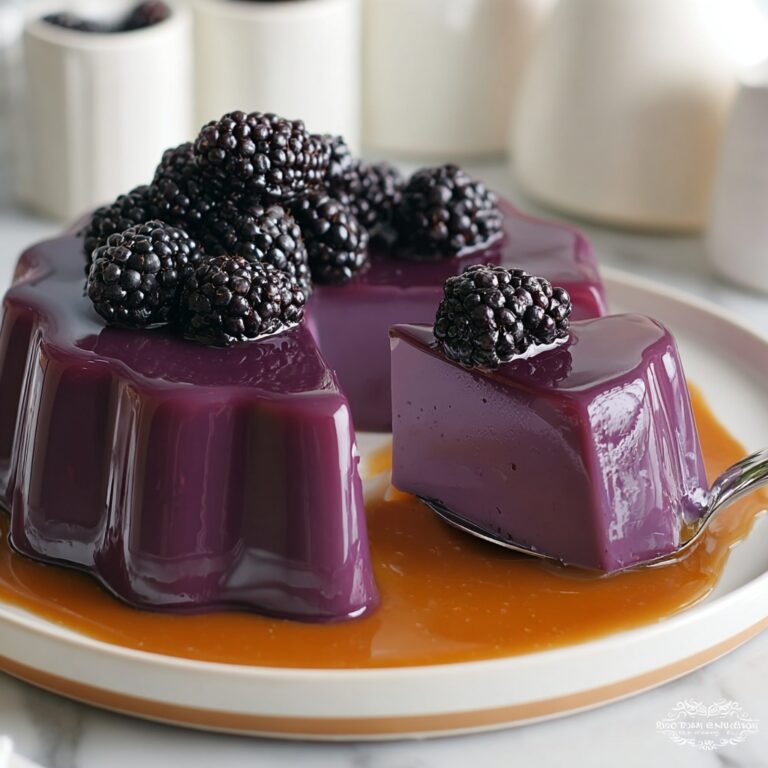Vegan Ube Flan Recipe