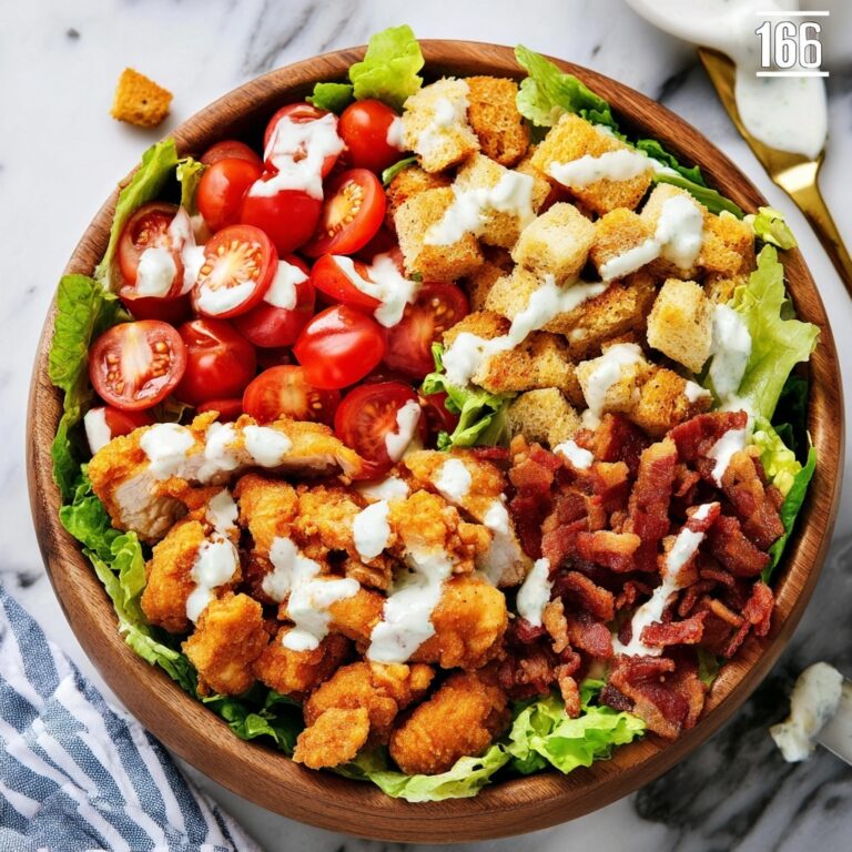Crispy Chicken BLT Salad Recipe