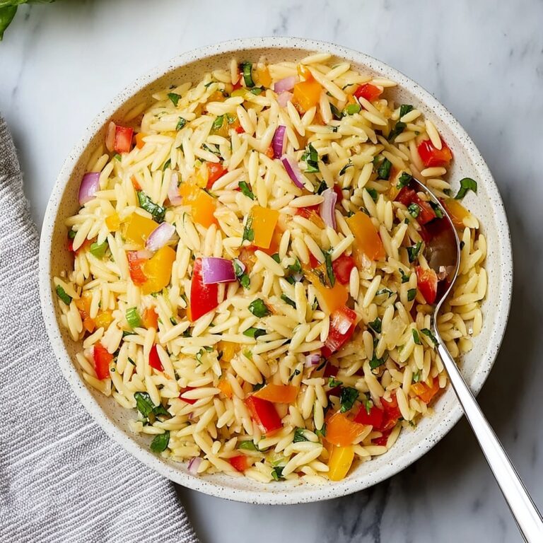 Colorful Rainbow Orzo Salad Ready in Under 30 Minutes! Recipe