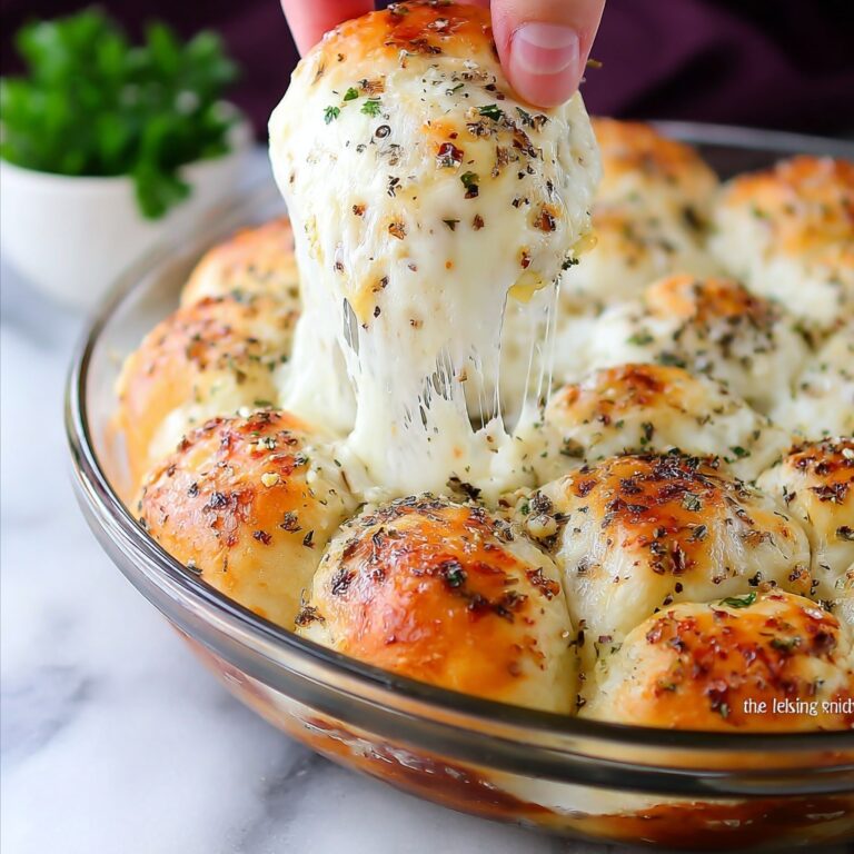 Cheesy Garlic Pull Apart Rolls Recipe