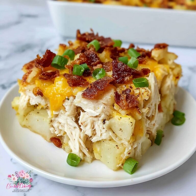 Loaded Potato Ranch Chicken Casserole Recipe