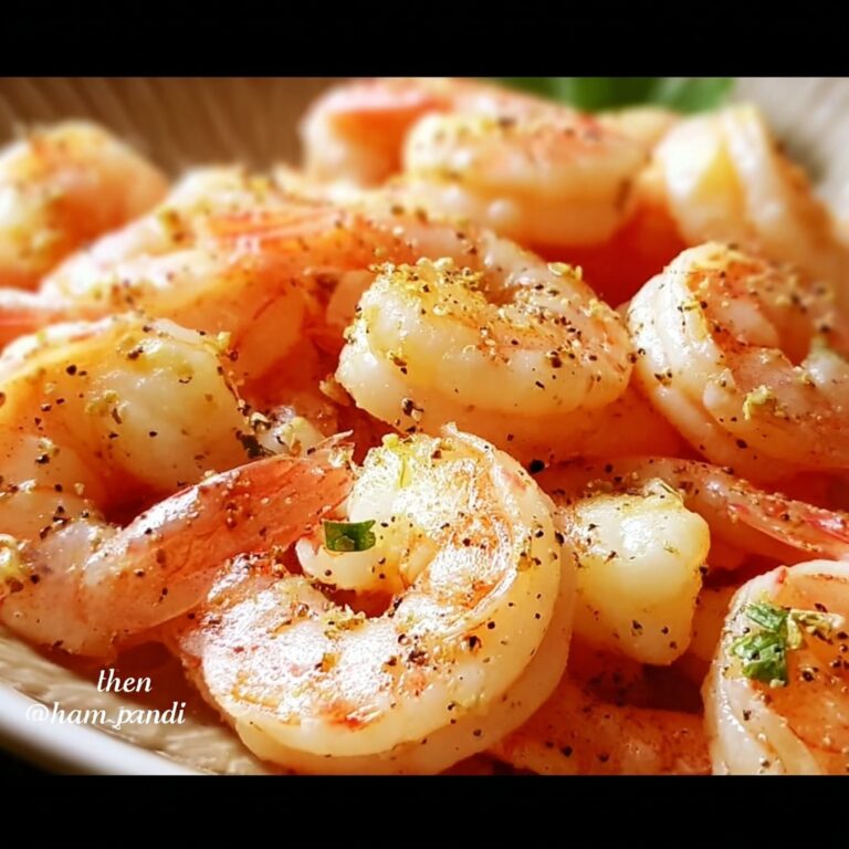 Crispy Air Fryer Shrimp with Lemon and Parsley Recipe