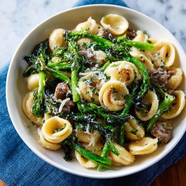 Orecchiette with Sausage and Broccoli Rabe Recipe
