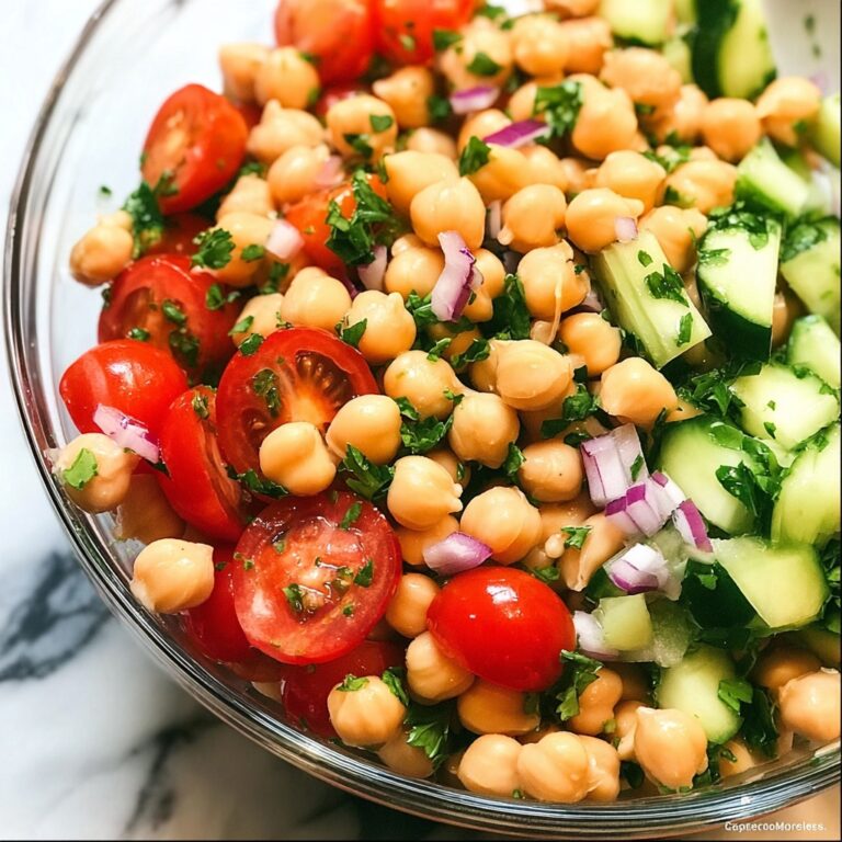 Chickpea Bean Salad: 7 Reasons You’ll Love This Fresh Dish Recipe