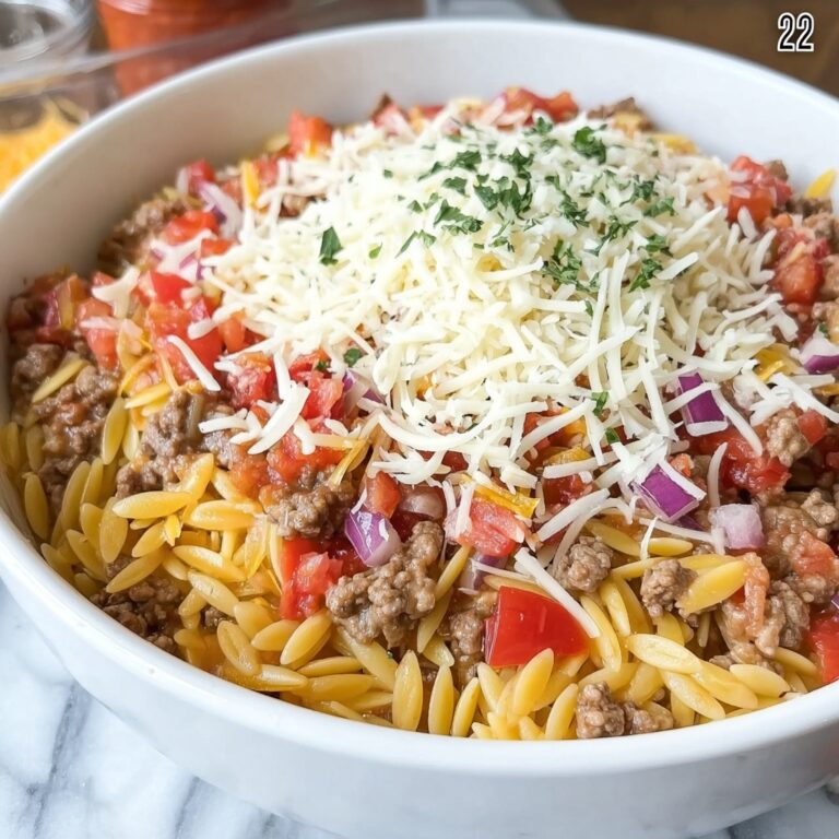 Ground Beef Orzo: Heartwarming Comfort Food Recipe