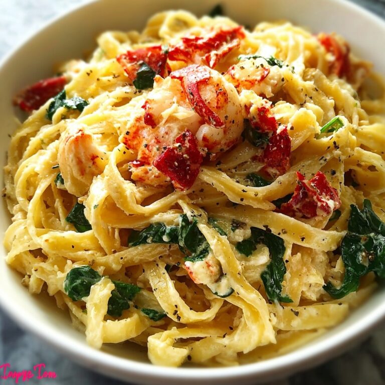 Creamy Tuscan Lobster Pasta Recipe