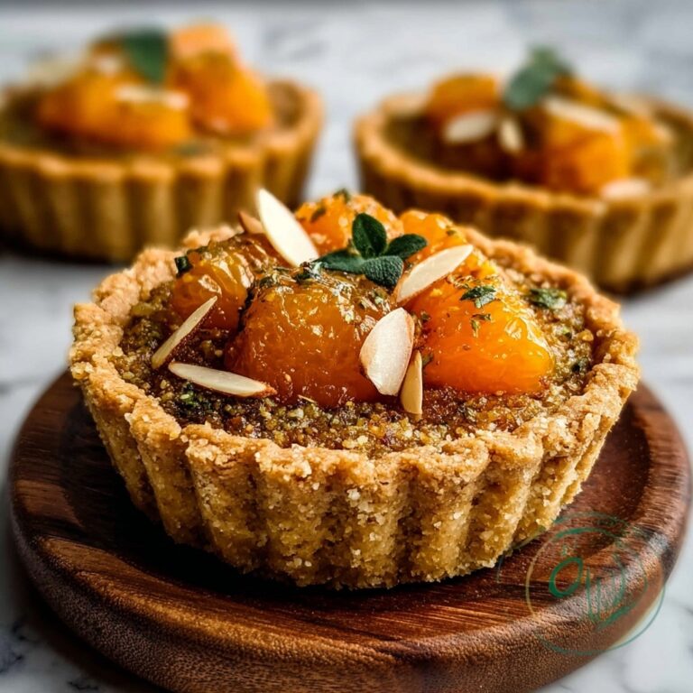Carrot Cardamom Halva Tart Recipe