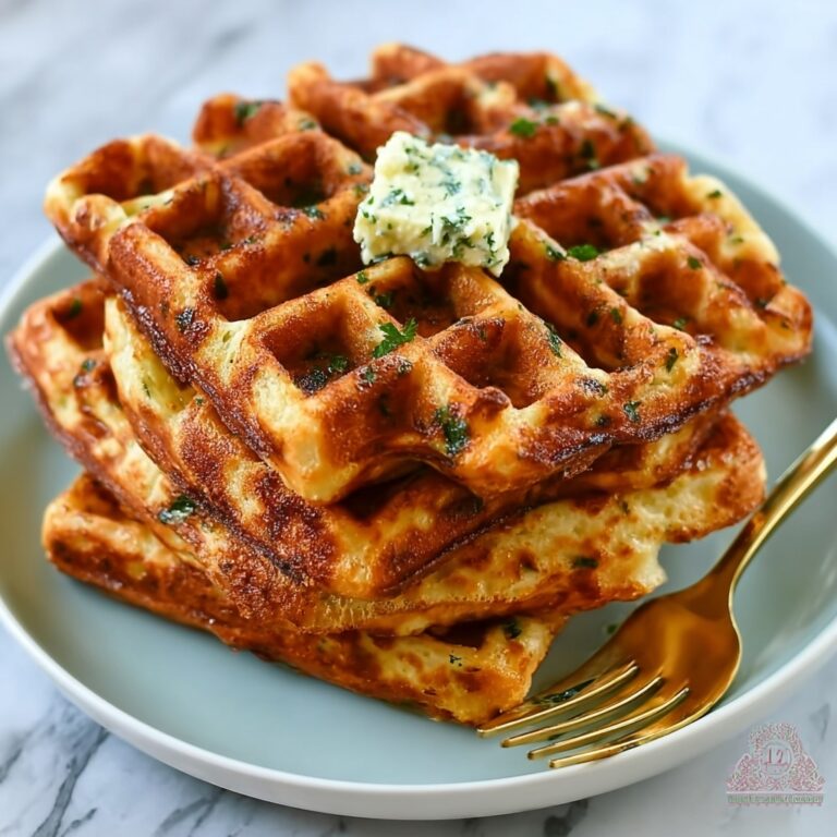 Savory Cheddar Chive Waffles Recipe