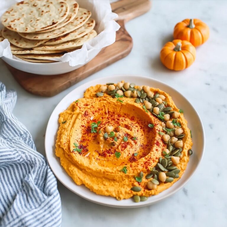 The BEST Pumpkin Hummus Recipe