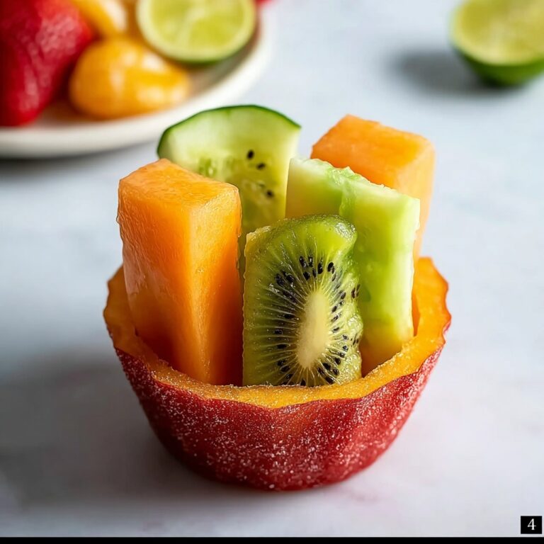 Tropical Fruit and Veggie Salad with Tajín, Lime, and Chamoy Recipe