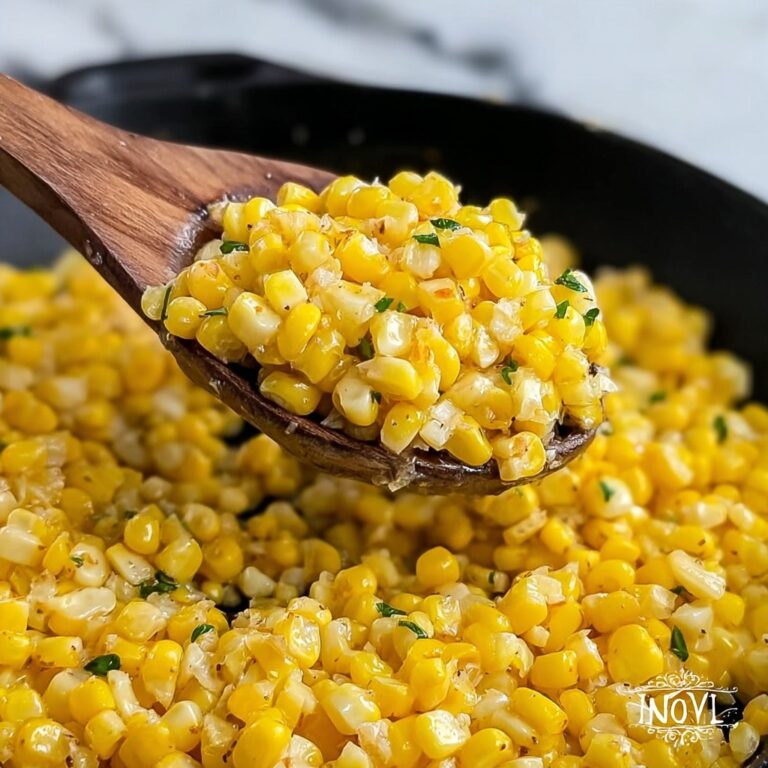 Skillet Corn with Honey Butter Recipe